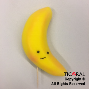 ADORNO FRUTA BANANA A. PORCELANA FRIA x 1